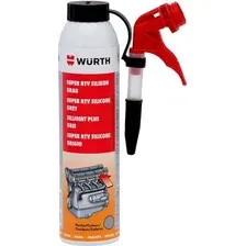 Герметик силиконовый Wurth Super RTV Plus / 08933316 (200мл, серый)