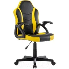 Игровое (геймерское) кресло Brabix GM-203 (черный/желтый)