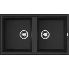 Кухонная мойка Omoikiri TEDORI 86-2 BL (черный)