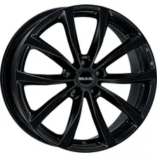 Литой диск MAK Wolf 19x8" 5x114.3мм DIA 76мм ET 40мм Gloss Black