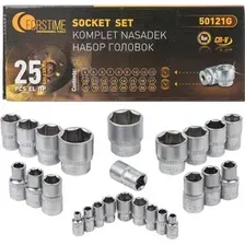 Набор головок слесарных Forstime FT-50121G (57686)