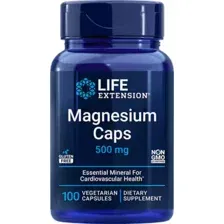 Магний /Magnesium Caps 500 мг 100 капсул /Life Extension