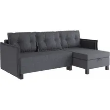 Угловой диван Mio Tesoro Туули (Dark Grey)