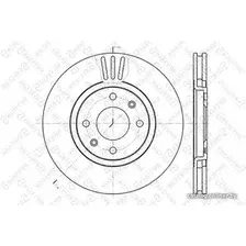 Тормозной диск Stellox 60203720VSX
