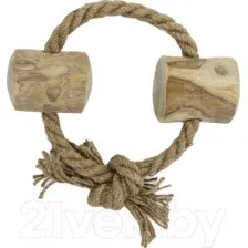 Игрушка для собак Coffee Wood Веревочное кольцо с бочонками / RING/CW-M