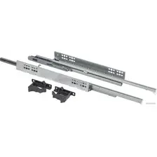Направляющие скрытого монтажа AKS L-550 с доводчиком ДСП16-18mm с замками компл. левая+правая QType полное выдвижение