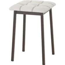 Табурет AMC Comfort 7К2.12 (кожзам, белый/коричневый)