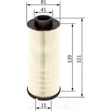 Топливный фильтр Bosch F026402099