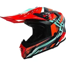 Мотошлем AIM RH855 Fiber Glass Vexo RH855V-BRB-XL (XL, красный/синий)