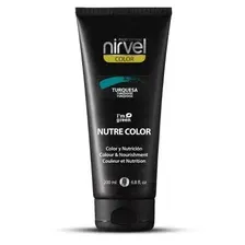 Маска для волос Nirvel Nutre Color Turquoise бирюзовая оттеночная 200мл