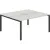 Офисный стол Norden 160х143.8х75 SG.246.SH.63.AN (антрацит/серый бархат)