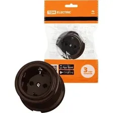 Розетка TDM Electric Виви SQ1820-1417 (коричневый)