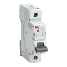 Выключатель автоматический EKF Averes AV-6 1P 2A (B) 6kA / mcb6-1-02B-av