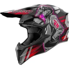 Мотошлем Airoh WRAAAP Cyber WRC55-XL (XL, красный матовый)