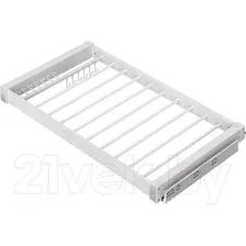 Вешалка выдвижная Starax S-6708-W (белый)