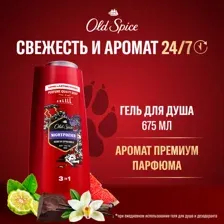 Гель для душа+шампунь Old Spice Nightpanther  2в1 675мл