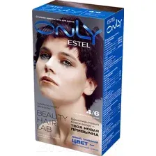 Гель-краска для волос Estel Only 4/6 (шатен фиолетовый)
