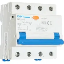 Дифференциальный автомат Chint NB310L 3PN 20А 30mA 6кА АС / 660022