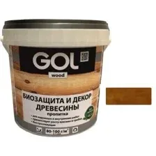 Пропитка GOL Wood Aqua Защитно-декоративная 2.5 кг (орех)