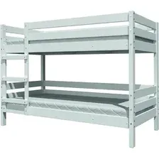 Двухъярусная кровать Bravo Мебель Джуниор 90x200 (белый античный)
