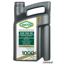Моторное масло Yacco VX 1000 LE 5W-30 5л