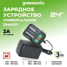 Зарядное устройство Greenworks G24UC2 (24В)