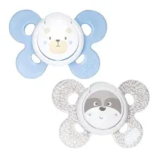 Набор пустышек Chicco PhysioForma Comfort Мишка Енот / 00074931210000.1 (2шт)