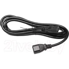 Кабель ITK C13 - C14 PC-C13C14-2M (2 м, черный)