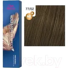 Крем-краска для волос Wella Professionals Koleston Perfect ME+ 77/02 (блонд интенсивный натуральный матовый)