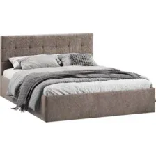 Кровать Трия Джоли Универсальная Тип 1 180x200 (микровелюр Wellmart Latte)
