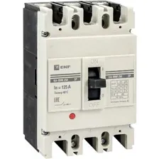 Выключатель автоматический EKF PROxima ВА-99М 250125А 3P 35кА mccb99-250-125m