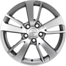 Литой диск Khomen KHW1704 Outlander 17x7" 5x114.3мм DIA 67.1мм ET 38мм Gray FP