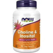 БАД Now Foods Choline & Inositol (100 вег. капсул)
