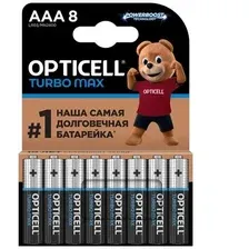 Батарейка Opticell Turbo Max AAА LR03 BP8