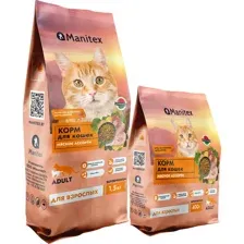 Сухой корм для кошек Manitex Adult Для взрослых Мясное ассорти (400г)