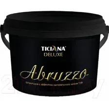 Штукатурка готовая декоративная Ticiana Deluxe Abruzzo с эффектом натурального камня (2.2л, туф)