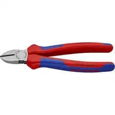 Кусачки боковые фосфатированные, черного цвета 180 мм KN-7002180SB KNIPEX
