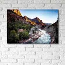 Картина на стекле Stamprint Горная река NT033 (80x120)