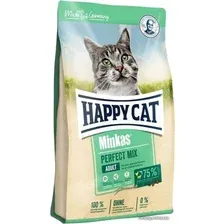 Сухой корм для кошек Happy Cat Minkas Perfect Mix с птицей, ягненком и рыбой 4 кг
