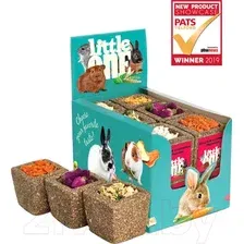 Лакомство для грызунов Little One Корзинка из луговых трав с наполнением ассорти 65 г