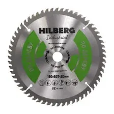 Диск пильный по дереву 190х60Tх20 мм Hilberg Indastrial HW197