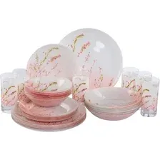 Столовый сервиз Luminarc Simple Trompette Rose V9724 (30пр)