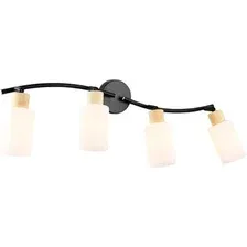 Спот Ambrella light TR8723/4 BK/WD (черный/дерево)