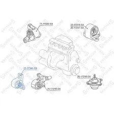 Подушка крепления двигателя STELLOX 25-17346-SX