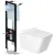 Унитаз подвесной Saniteco KW-9004W + Ани Пласт WCP4141