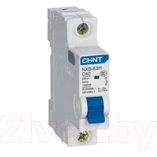 Выключатель автоматический Chint NXB-63 1P 6A 6кА C 814012