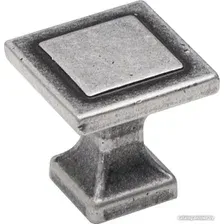 AKS кнопка мет. SQUARE античное серебро,