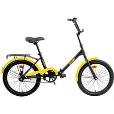 Велосипед AIST Smart 1.1 20 2025, черный/желтый