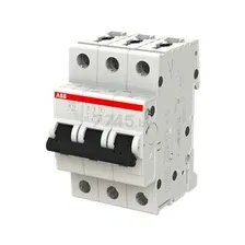 Автоматический выключатель ABB S203-B10 3P 10A B 10кА (2CDS253001R0105)