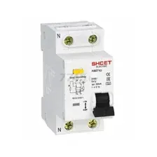 Дифавтомат SHCET АВДТ62 1Р+N 10А 30мА 6кА тип А (S0003315)